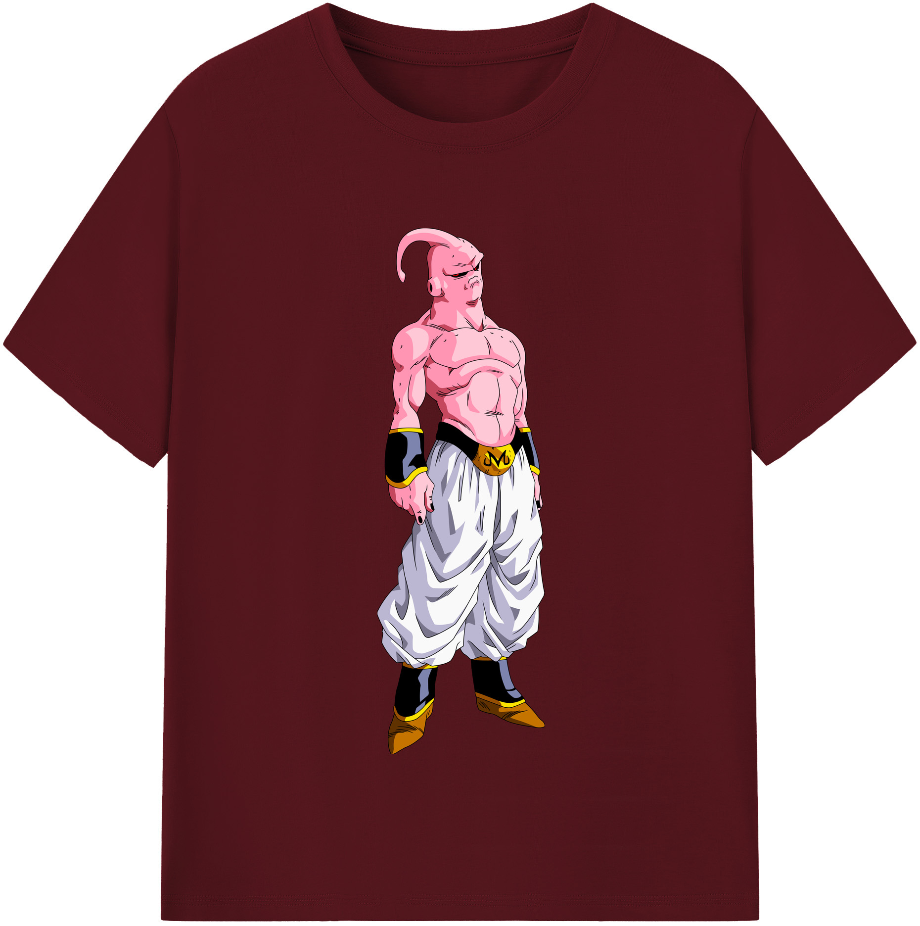 （画像用） ドラゴンボール 魔人ブウ DRAGON BALL Majin Buu 綿100％半袖Tシャツ（フロントプリント）